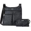 imageBaggallini On Track Crossbody with RFID Phone WristletMidnight Blossom