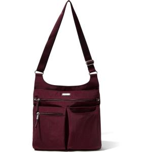 imageBaggallini On Track Crossbody with RFID Phone WristletDark Cherry