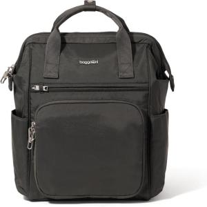 imageBaggallini Securtex AntiTheft Windsor Backpack for Travel Work ampamp Collage RFID ampamp Locking Zipper Up to 16quot LaptopCharcoal