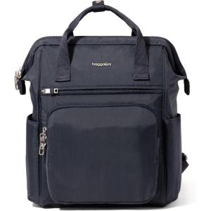 imageBaggallini Securtex AntiTheft Windsor Backpack for Travel Work ampamp Collage RFID ampamp Locking Zipper Up to 16quot LaptopFrench Navy