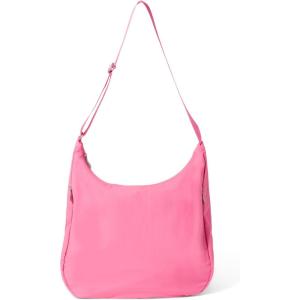 imageBaggallini Swift Hobo Crossbody Bag for Women  Lightweight 157quotx16quot Travel Purse Handbag Hobo BagBlite Bloom Pink