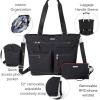 imageBaggallini Any Day Tote with RFID Phone WristletBlack Cheetah