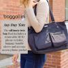 imageBaggallini Any Day Tote with RFID Phone WristletFrench Navy
