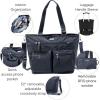 imageBaggallini Any Day Tote with RFID Phone WristletFrench Navy