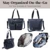 imageBaggallini Any Day Tote with RFID Phone WristletFrench Navy