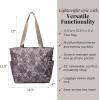 imageBaggallini Carryall Daily ToteTan Python