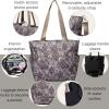 imageBaggallini Carryall Daily ToteTan Python