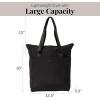 imageBaggallini Swift Tote Bag for Women  Lightweight 12x16 Nylon Zipped Travel Carry On Bag wLuggage SleeveBlite Black
