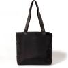 imageBaggallini Swift Tote Bag for Women  Lightweight 12x16 Nylon Zipped Travel Carry On Bag wLuggage SleeveBlite Black
