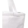 imageBaggallini Swift Tote Bag for Women  Lightweight 12x16 Nylon Zipped Travel Carry On Bag wLuggage SleeveBlite Bright White