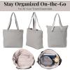 imageBaggallini Swift Tote Bag for Women  Lightweight 12x16 Nylon Zipped Travel Carry On Bag wLuggage SleeveBlite Silver Sand