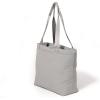 imageBaggallini Swift Tote Bag for Women  Lightweight 12x16 Nylon Zipped Travel Carry On Bag wLuggage SleeveBlite Silver Sand