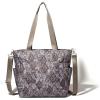 imageBaggallini Carryall Daily ToteTan Python