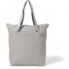 imageBaggallini Swift Tote Bag for Women  Lightweight 12x16 Nylon Zipped Travel Carry On Bag wLuggage SleeveBlite Silver Sand