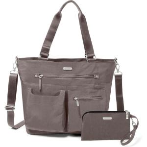 imageBaggallini Any Day Tote with RFID Phone WristletSterling Shimmer