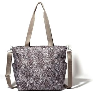 imageBaggallini Carryall Daily ToteTan Python