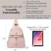 imageBaggallini Naples Convertible Small Daypack Sling Crossbody Portobello ShimmerBallet Pink