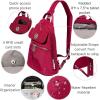 imageBaggallini Naples Convertible Small Daypack Sling Crossbody Portobello ShimmerBeet Red
