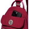 imageBaggallini Naples Convertible Small Daypack Sling Crossbody Portobello ShimmerBeet Red