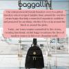 imageBaggallini Naples Convertible Small Daypack Sling Crossbody Portobello ShimmerBlack  Gold Hardware