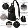 imageBaggallini Naples Convertible Small Daypack Sling Crossbody Portobello ShimmerBlack  Gold Hardware