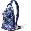 imageBaggallini Naples Convertible Small Daypack Sling Crossbody Portobello ShimmerBlack Opal