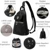imageBaggallini Naples Convertible Small Daypack Sling Crossbody Portobello ShimmerBlack Zebra Emboss