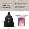 imageBaggallini Naples Convertible Small Daypack Sling Crossbody Portobello ShimmerBlack Zebra Emboss