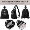 imageBaggallini Naples Convertible Small Daypack Sling Crossbody Portobello ShimmerBlack Zebra Emboss