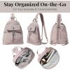 imageBaggallini Naples Convertible Small Daypack Sling Crossbody Portobello ShimmerBlush Shimmer