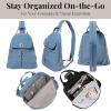 imageBaggallini Naples Convertible Small Daypack Sling Crossbody Portobello ShimmerCornflower