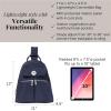 imageBaggallini Naples Convertible Small Daypack Sling Crossbody Portobello ShimmerFrench Navy