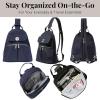 imageBaggallini Naples Convertible Small Daypack Sling Crossbody Portobello ShimmerFrench Navy