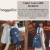 imageBaggallini Naples Convertible Small Daypack Sling Crossbody Portobello ShimmerLavender