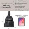 imageBaggallini Naples Convertible Small Daypack Sling Crossbody Portobello ShimmerMidnight Blossom