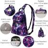 imageBaggallini Naples Convertible Small Daypack Sling Crossbody Portobello ShimmerMulberry Opal