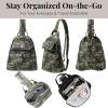 imageBaggallini Naples Convertible Small Daypack Sling Crossbody Portobello ShimmerOlive Camo