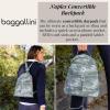 imageBaggallini Naples Convertible Small Daypack Sling Crossbody Portobello ShimmerOlive Camo