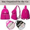 imageBaggallini Naples Convertible Small Daypack Sling Crossbody Portobello ShimmerOrchid