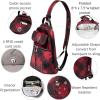 imageBaggallini Naples Convertible Small Daypack Sling Crossbody Portobello ShimmerRed Buffalo Plaid