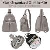 imageBaggallini Naples Convertible Small Daypack Sling Crossbody Portobello ShimmerSterling Shimmer