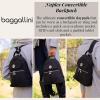 imageBaggallini Naples Convertible Small Daypack Sling Crossbody Portobello ShimmerWoodrose