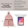 imageBaggallini Naples Convertible Small Daypack Sling Crossbody Portobello ShimmerWoodrose