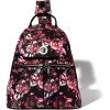 imageBaggallini Naples Convertible Small Daypack Sling Crossbody Portobello ShimmerPeony Bloom