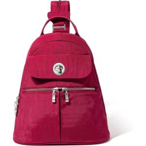 imageBaggallini Naples Convertible Small Daypack Sling Crossbody Portobello ShimmerBeet Red
