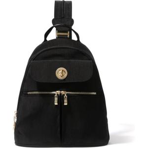 imageBaggallini Naples Convertible Small Daypack Sling Crossbody Portobello ShimmerBlack  Gold Hardware
