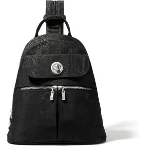 imageBaggallini Naples Convertible Small Daypack Sling Crossbody Portobello ShimmerBlack Zebra Emboss