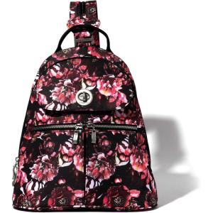 imageBaggallini Naples Convertible Small Daypack Sling Crossbody Portobello ShimmerPeony Bloom