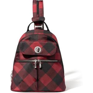 imageBaggallini Naples Convertible Small Daypack Sling Crossbody Portobello ShimmerRed Buffalo Plaid
