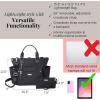 imageBaggallini 3in1 Convertible Backpack Handbag 15x12 Lightweight Travel Bag Crossbody Zippered Tote WRFID Phone WristletBlack Cheetah